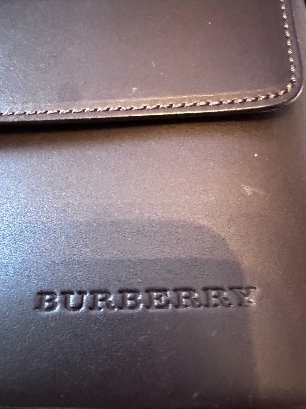 Vintage Burberry Brown Leather Shoulder Bag – Authentic NWOT never used - Picture 10 of 10